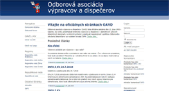 Desktop Screenshot of oavd.sk